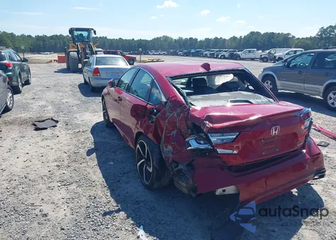 2018 Honda Accord Sport из США, поврежденный, VIN 1HGCV1F32JA031883